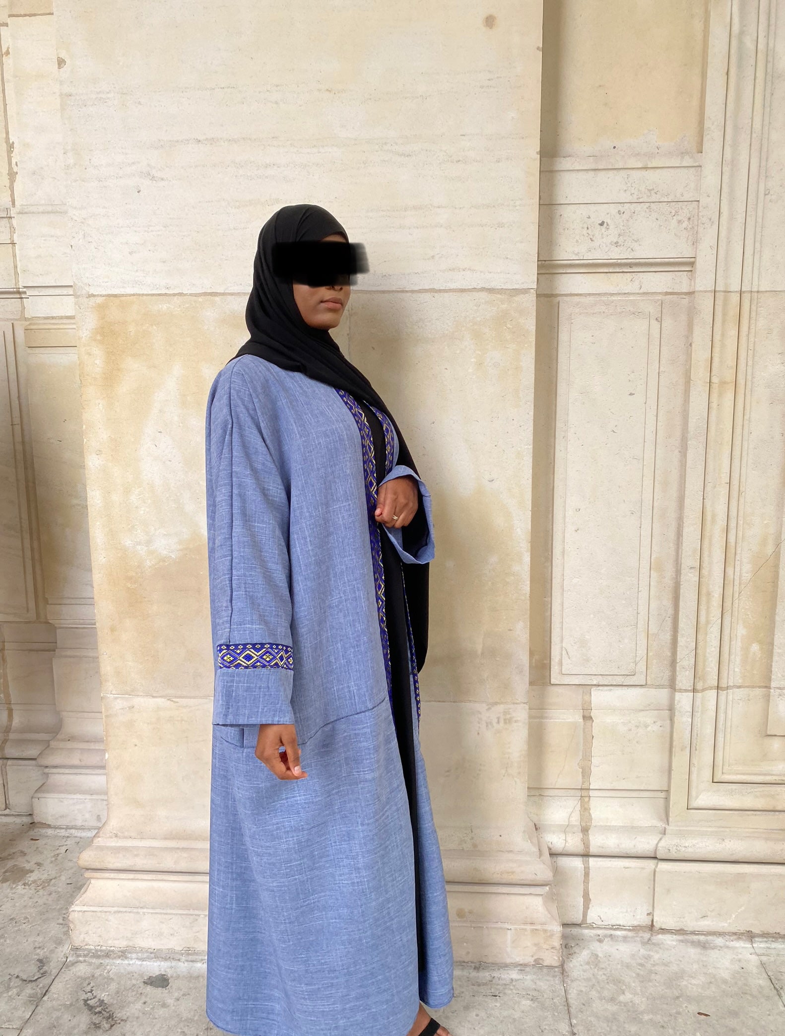 KIMONO NEASSY V2 BLEU CHINÉ